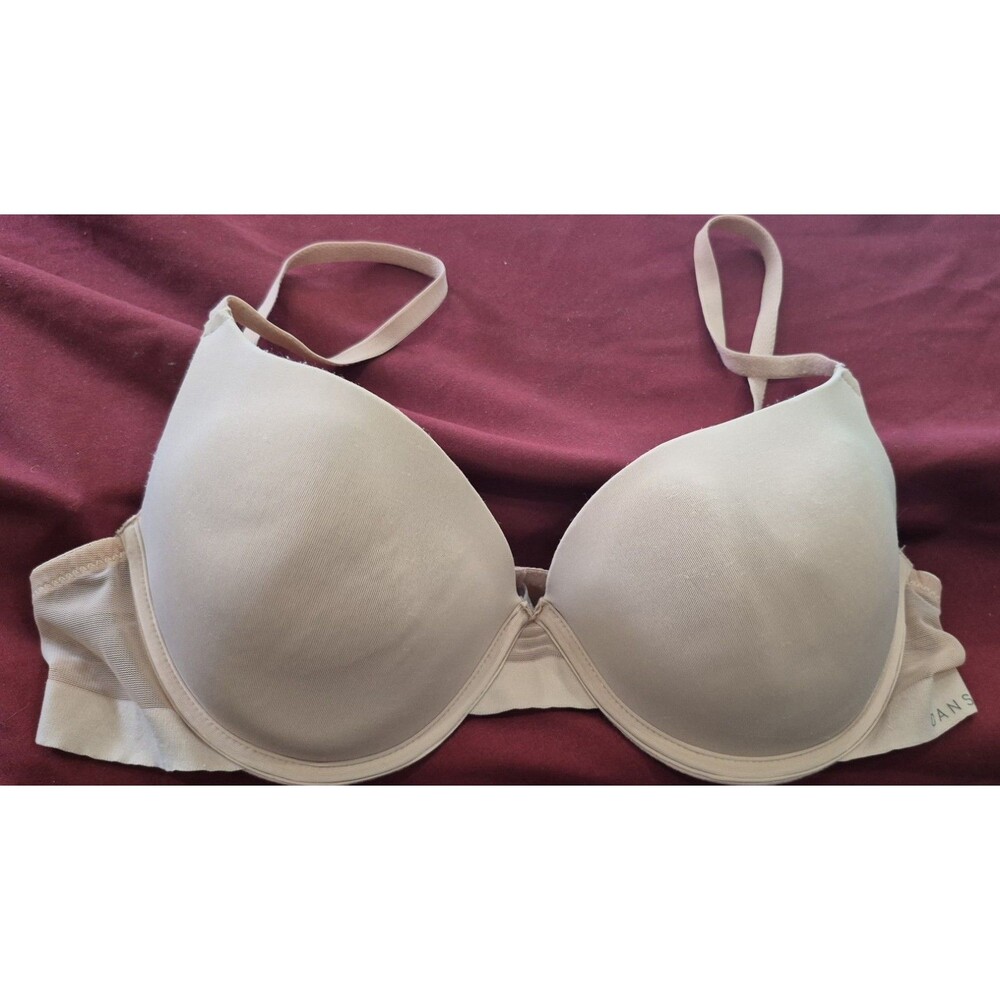 NWOT Danskin Intimates 36C Bra Tan Nude Underwire 2 Hook Smooth New